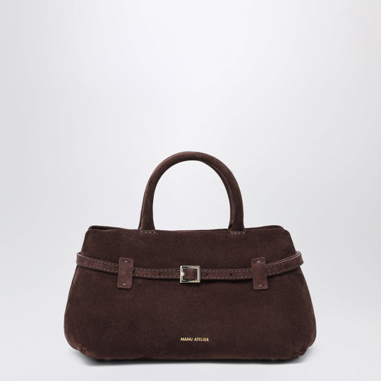 Le Cambon 25 Bag In Dark Brown Suede