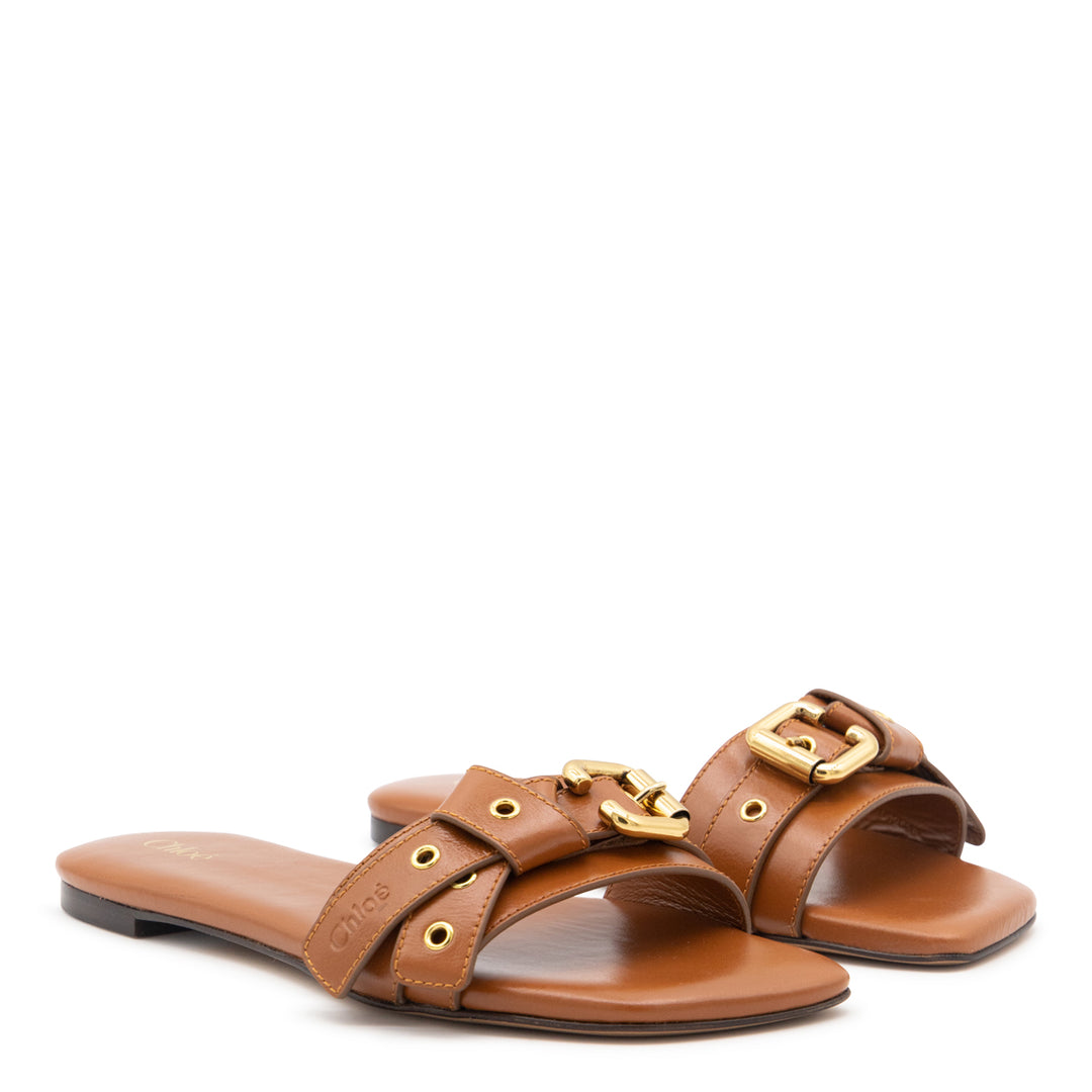 Chloè Sandals - Clay Brown | e2cf09d063cd3dbd3cb83abc54d27e30b734a3b3