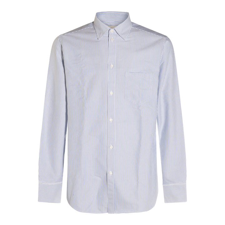 Golden Goose Shirts - WHITE/LIGHT BLUE | f54d948388a0fe4cf51fcac2542678041816706b