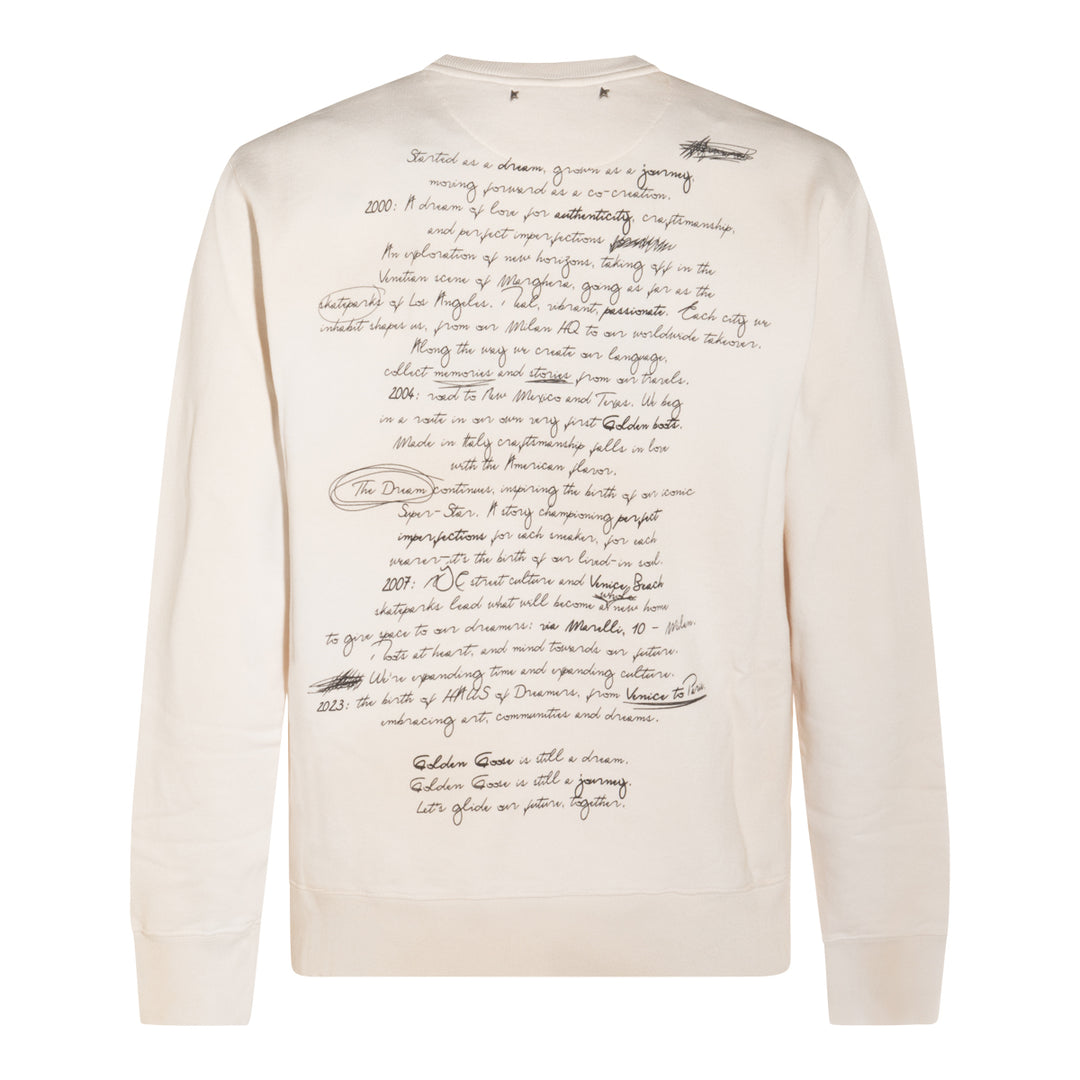 Golden Goose Sweaters - HERITAGE WHITE BLACK | 67d937a778efba0d1fd073069da2042d4abb7a74