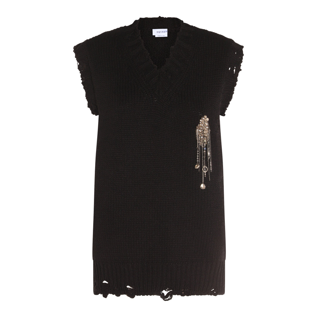 Alexander Mcqueen Sweaters - Blacks and greys | bf6c7a2ef8b1281945bc3ec4fcb3df399ac24281