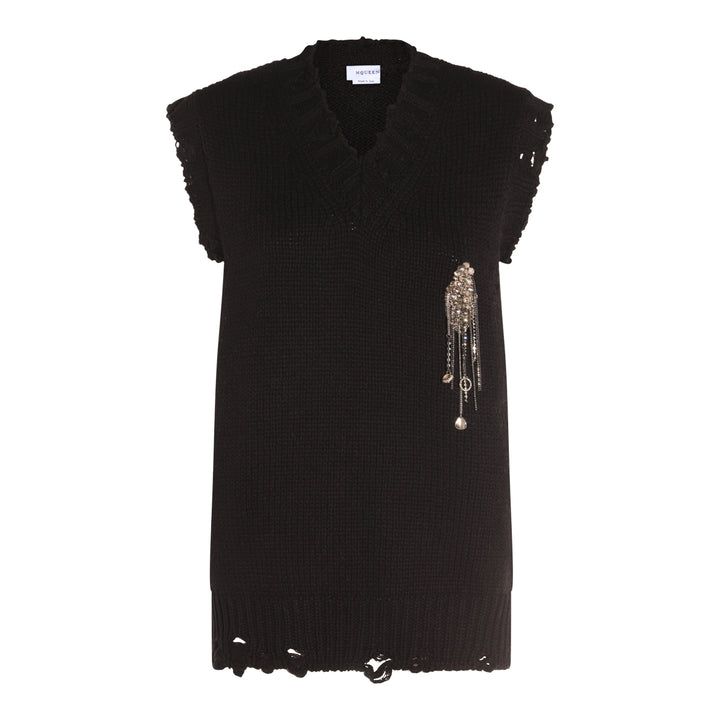 Alexander Mcqueen Sweaters - Blacks and greys | bf6c7a2ef8b1281945bc3ec4fcb3df399ac24281