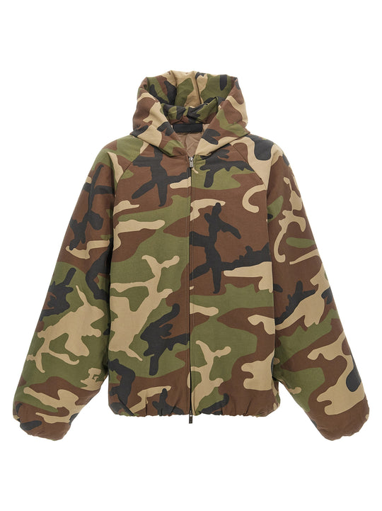 Military Nylon Puffer Jackets Multicolor