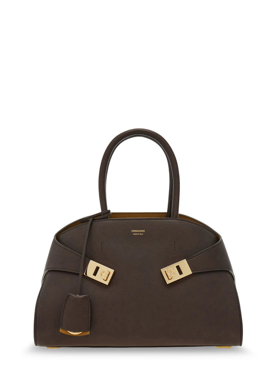 Hug Soft M Leather Shoulder Bag