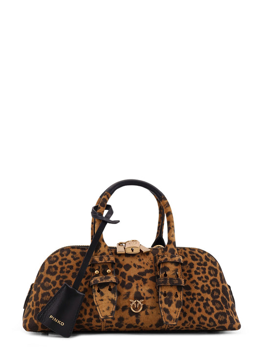 Suede Escape Bag With Animal Print
