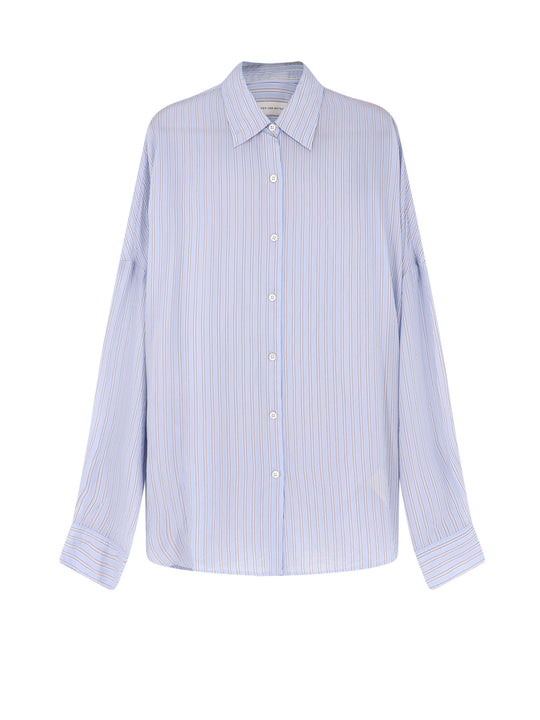 Casia Cupro Shirt With Striped Pattern