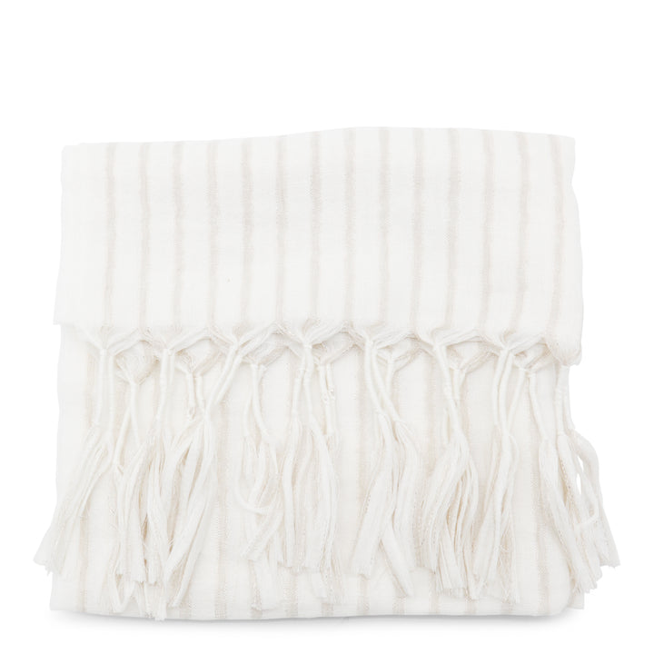 Brunello Cucinelli Scarfs - BIANCO+BEIGE+ORO | 8e40e45a4582512b9b2a1041049b2f41913a9ca0