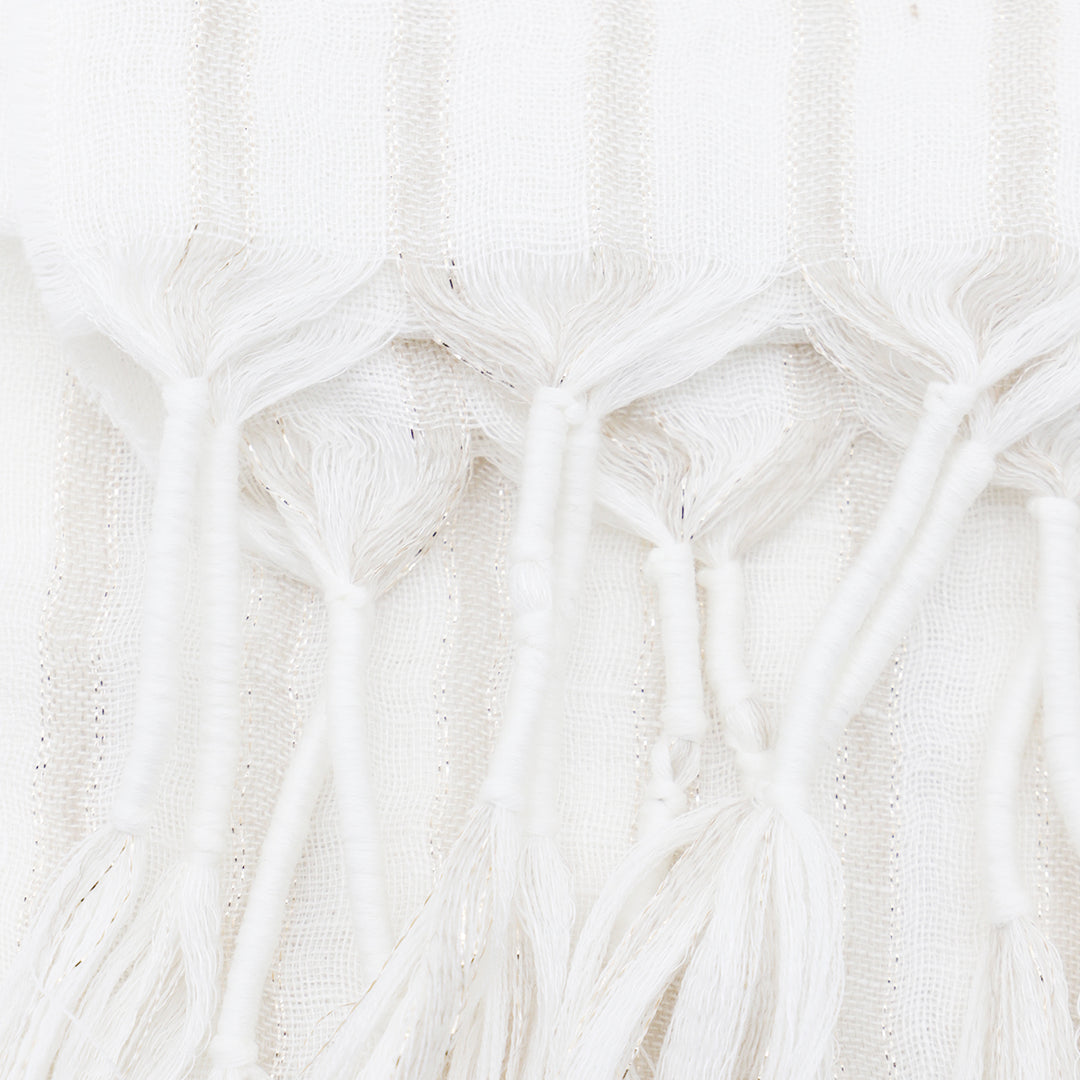 Brunello Cucinelli Scarfs - BIANCO+BEIGE+ORO | f7ac47563180f546fb40143d32534e404f7c3dbc