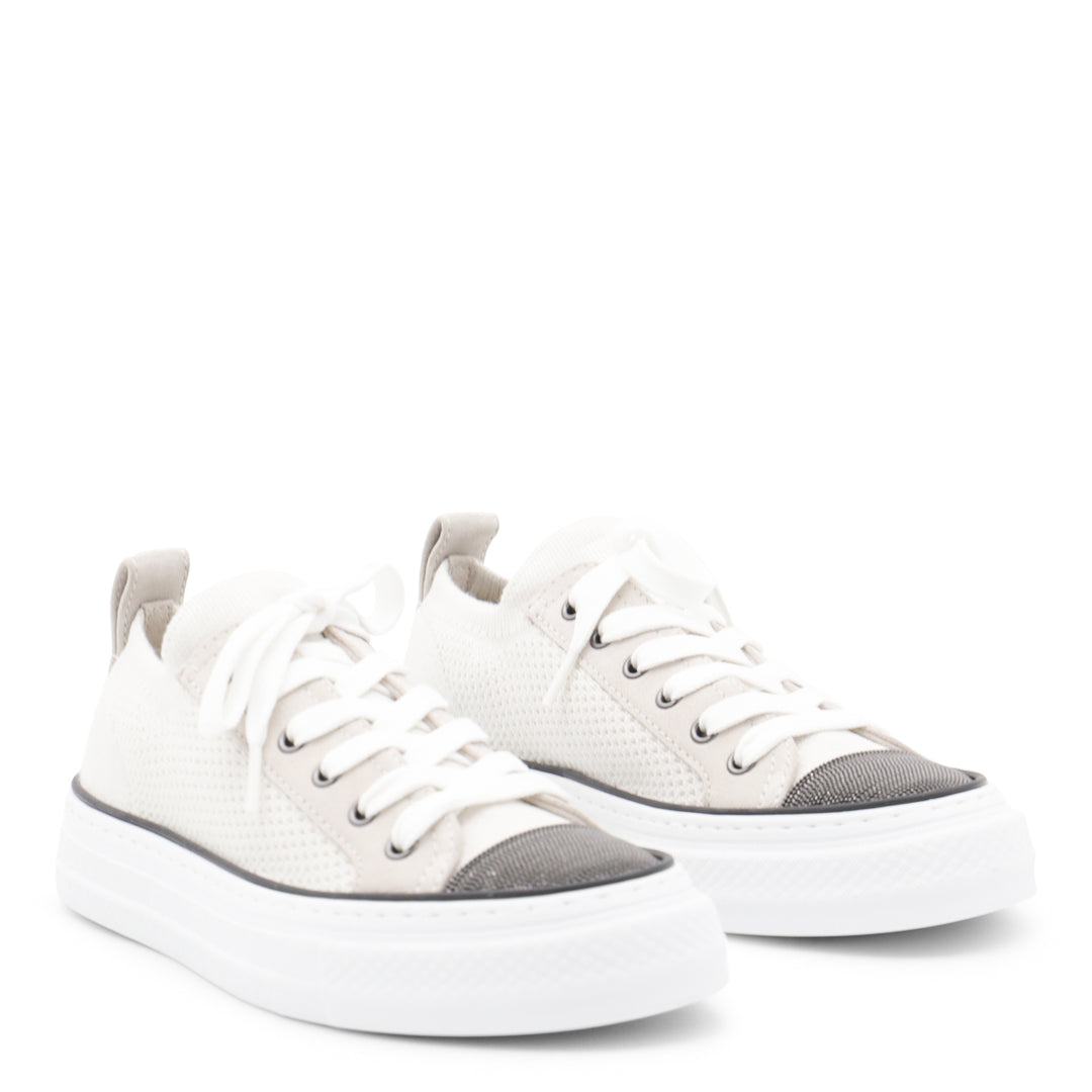 Brunello Cucinelli Sneakers - ICE WHITE | 9bee322763eb34809a97c0a7fea6450883cd6b11