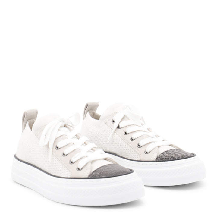 Brunello Cucinelli Sneakers - ICE WHITE | 9bee322763eb34809a97c0a7fea6450883cd6b11