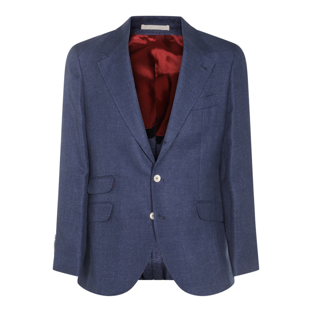 Brunello Cucinelli Jackets - Blue and green | 5c822d68e08d73ac9e68450bc03304be95f02292