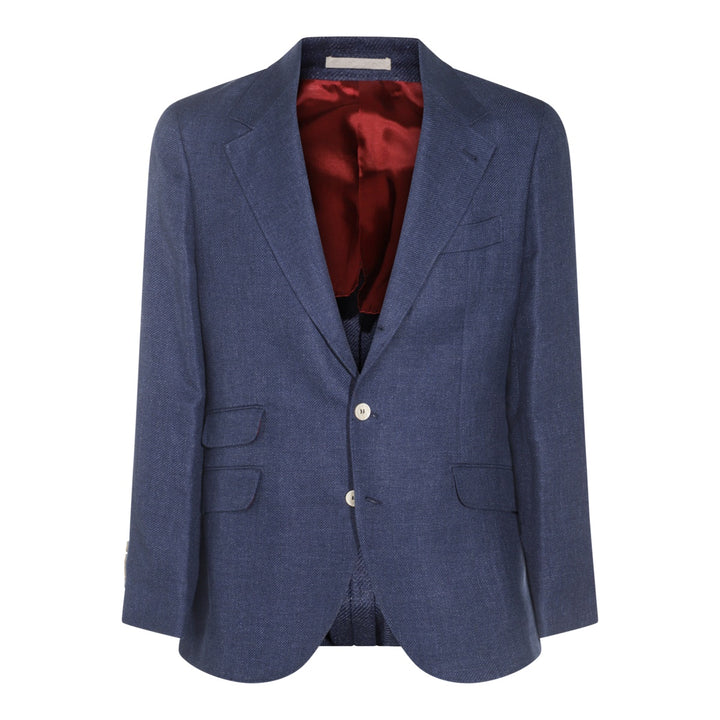 Brunello Cucinelli Jackets - Blue and green | 5c822d68e08d73ac9e68450bc03304be95f02292