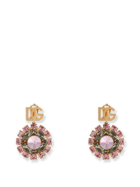 Multicolored Brass Earrings