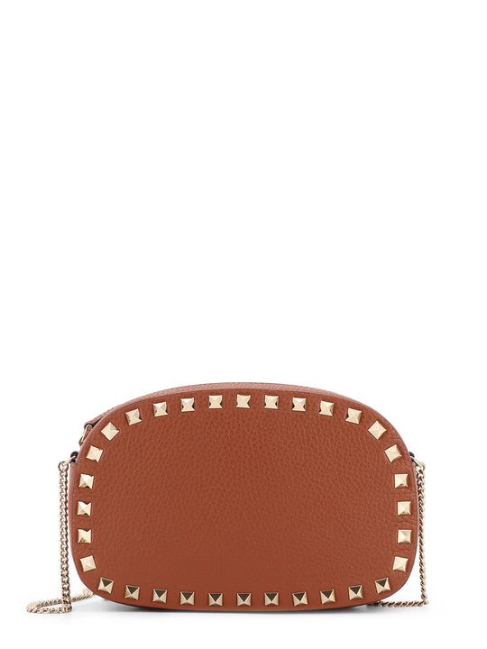Rockstud Leather Shoulder Bag