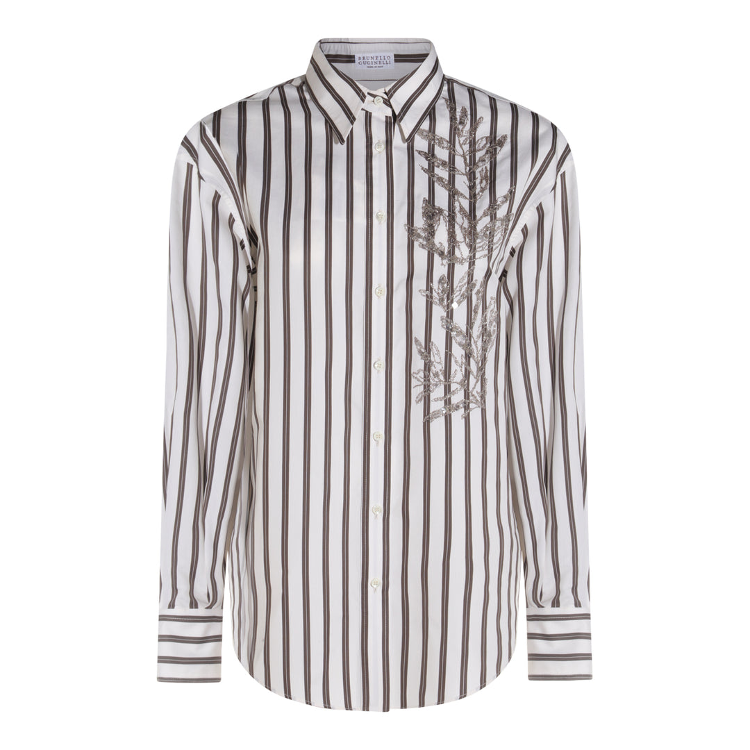 Brunello Cucinelli Shirts - PANAMA/MARRONE | 3664cf0b00dbc2b221fbb57360437c393fec9e25