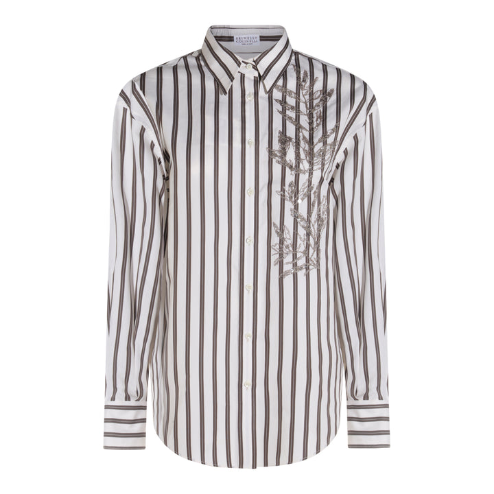 Brunello Cucinelli Shirts - PANAMA/MARRONE | 3664cf0b00dbc2b221fbb57360437c393fec9e25