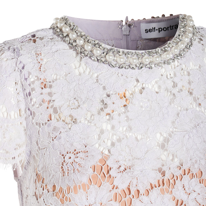 Self-Portrait Dresses - Blue and green | cfa84f2a52f07c9b17e27df90fc1e208f3b83498