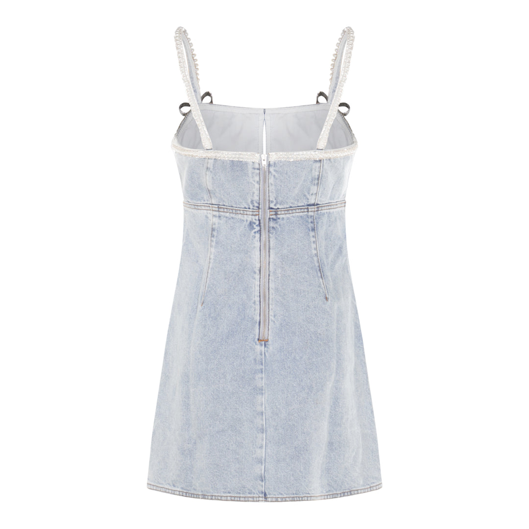 Self-Portrait Dresses - Blue and green | b35e4727a56753df5fe59c19103b24ec1c359441