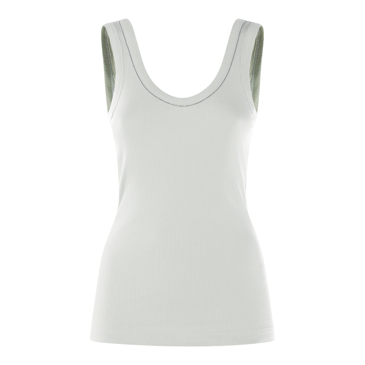 Brunello Cucinelli Top - MATCHA GREEN | 3f218a5179c3d7a84352abe0a62c0dd52b16bc4f