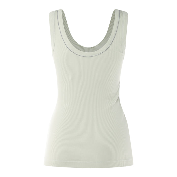 Brunello Cucinelli Top - MATCHA GREEN | 8f8d683962b0e16aa762e456a7308bd28db77701