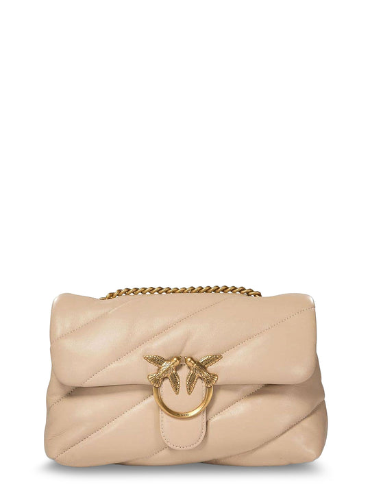 Love Puff Classic Quilted Leather Crossbody Bag