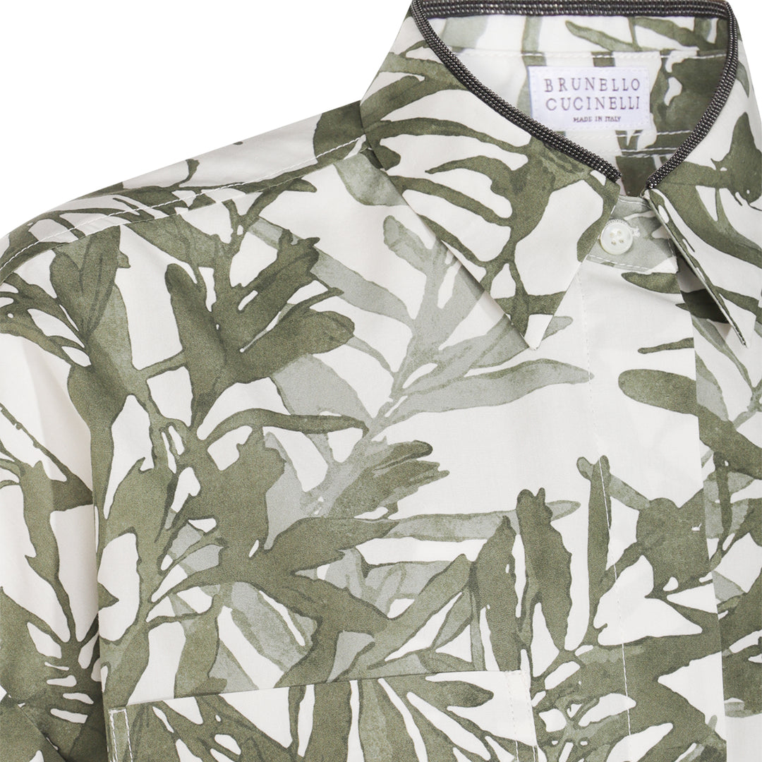 Brunello Cucinelli Shirts - PANAMA/VERDE | d05e62066af42fd39579dca903cdc5e08caba7c4