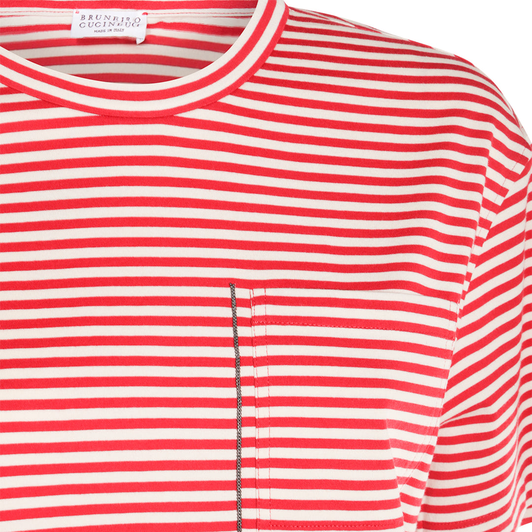 Brunello Cucinelli T-shirts and Polos - PANAMA/ROSSO | fc78e15d598bf967179bcd814440091e959b44f5