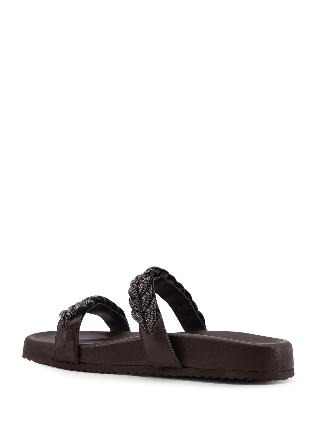 Brunello Cucinelli Sandals - DARK BROWN | 89501605fe25b532a88f1563f04eac371ff4d361