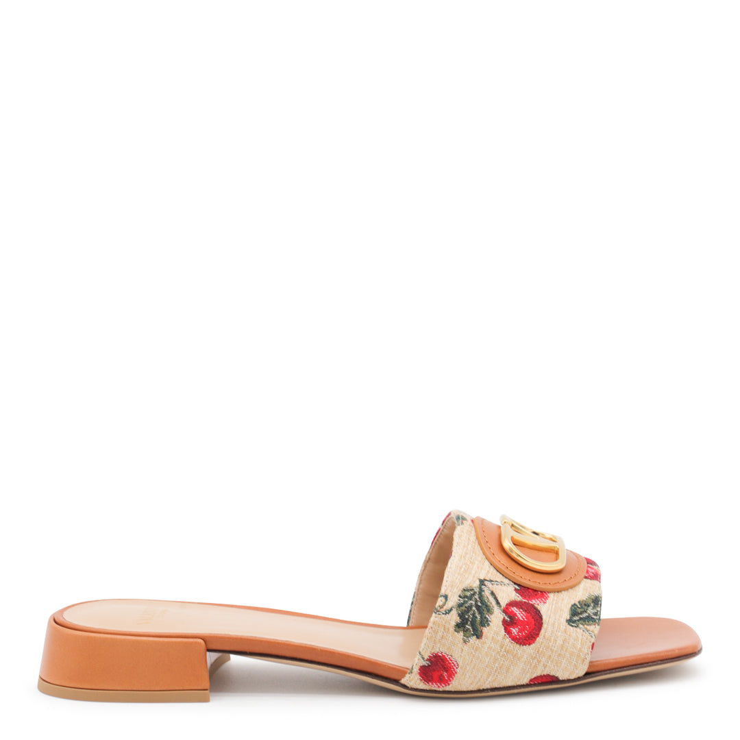 Valentino Garavani Flat shoes - NATURALE/ROSSO | 16f6794da7ea48bc7604abbc31376d737ccbb05a