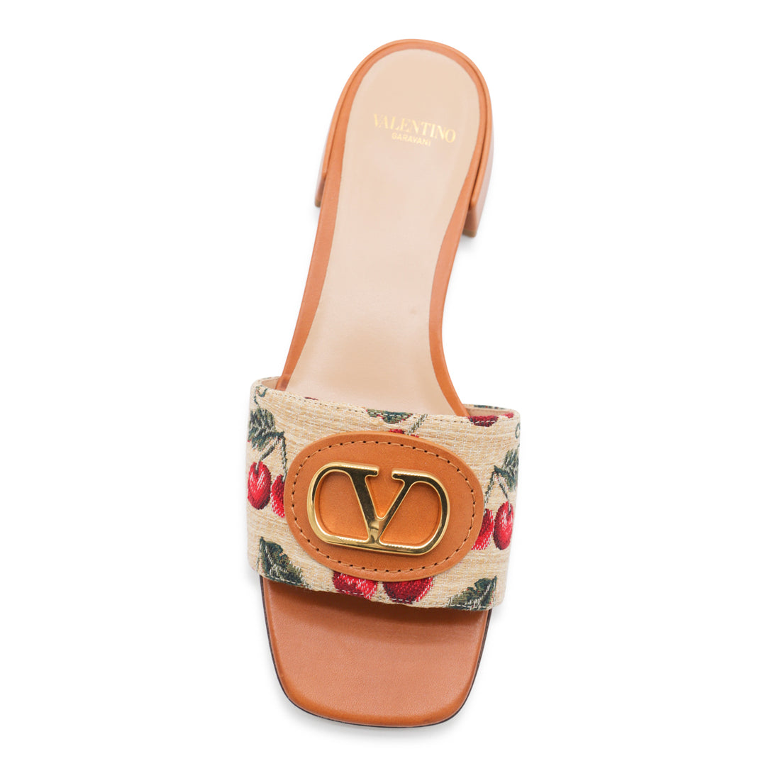 Valentino Garavani Flat shoes - NATURALE/ROSSO | d589b881a538624f4418d22167b13d190bcc8b18