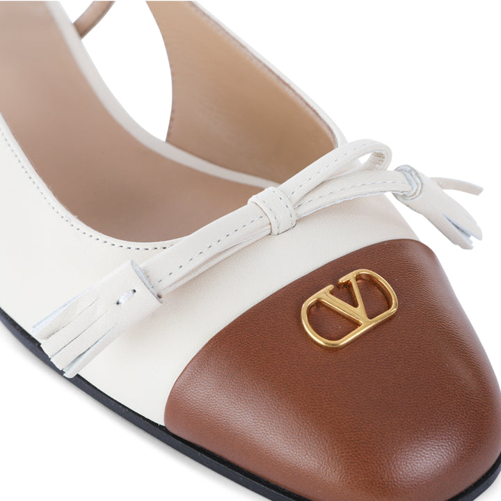 Valentino Garavani Flat shoes - BUTTER WHITE/TABACCO | b0a08ba6ebf37dddecf7583ea42bf38ecd972e59