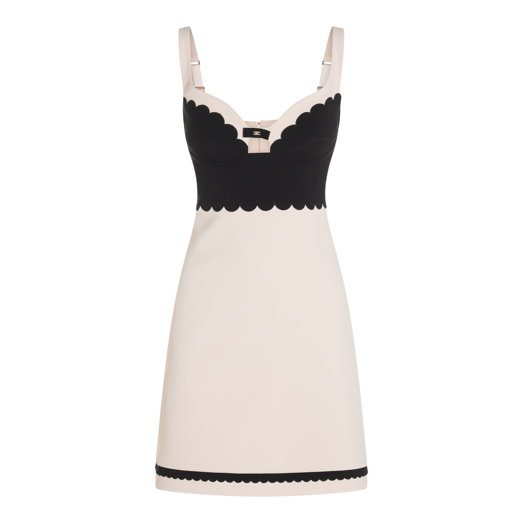 Elisabetta Franchi Dresses - BURRO/NERO | 74f4ef7e640c5d9c167b6cc7194a711d00284d5a