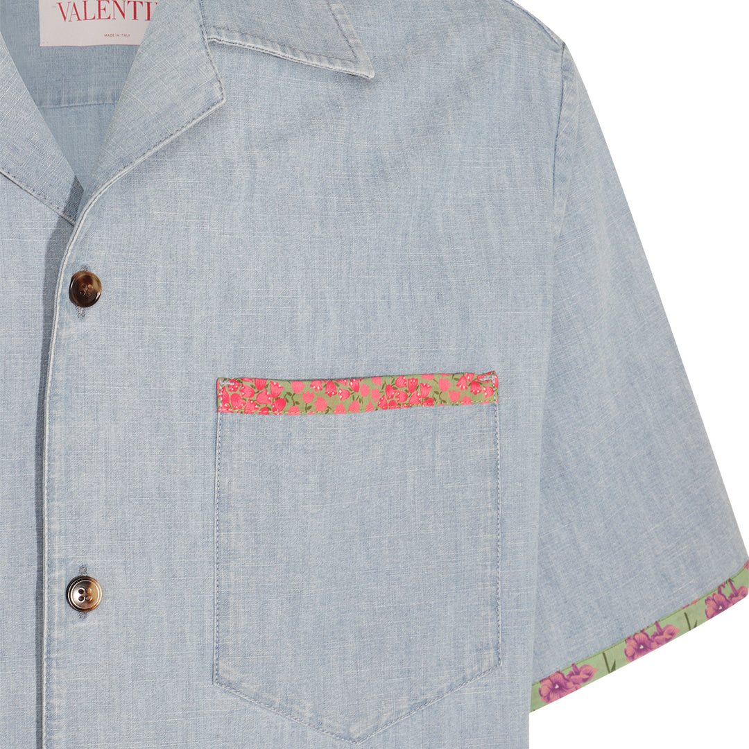 Valentino Shirts - Blue and green | 945a9334f7103858088c25861ed68a187edab784