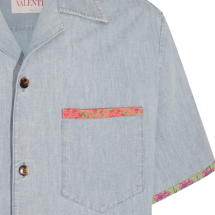 Valentino Shirts - Blue and green | 945a9334f7103858088c25861ed68a187edab784