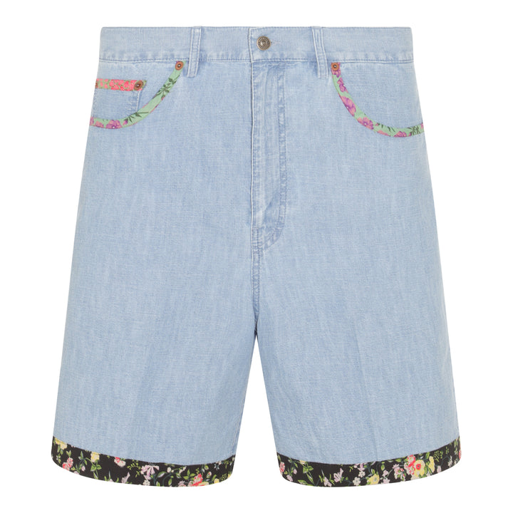 Valentino Shorts - Blue and green | cc260214952617aa7e2d9a2f01b4cf5abad87a8e