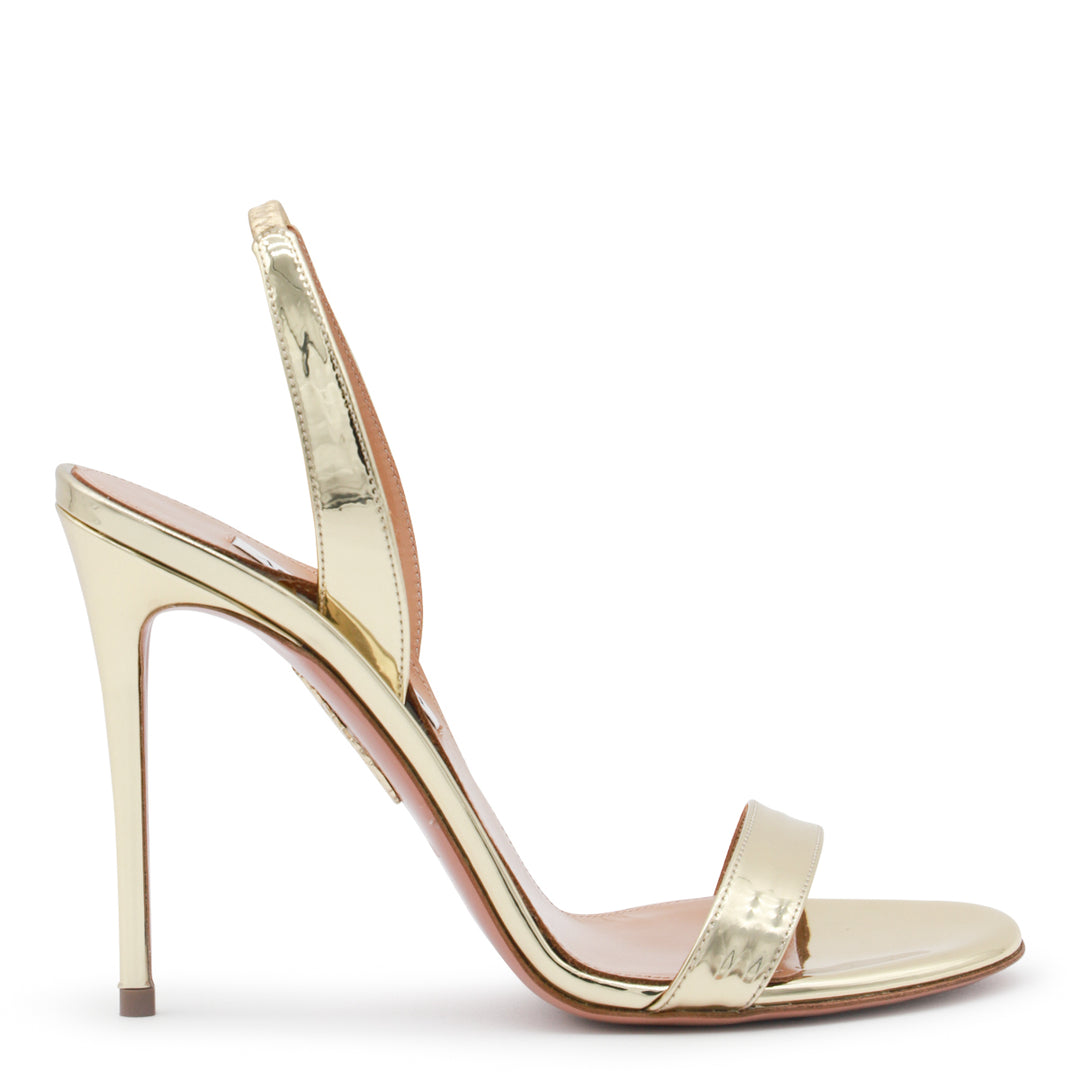 Aquazzura Sandals - SOFT GOLD | 91919eb52551d0cb98981b5a01c912a4a1e30305