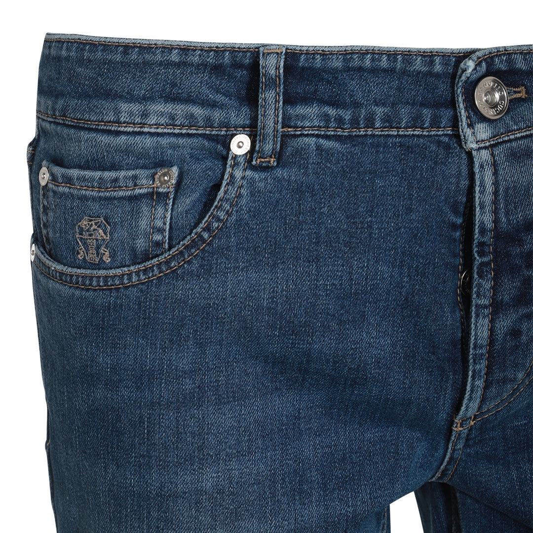 Brunello Cucinelli Jeans - MID BLUE | a235ea140f3cde790d5e92c62b534c499d323d43
