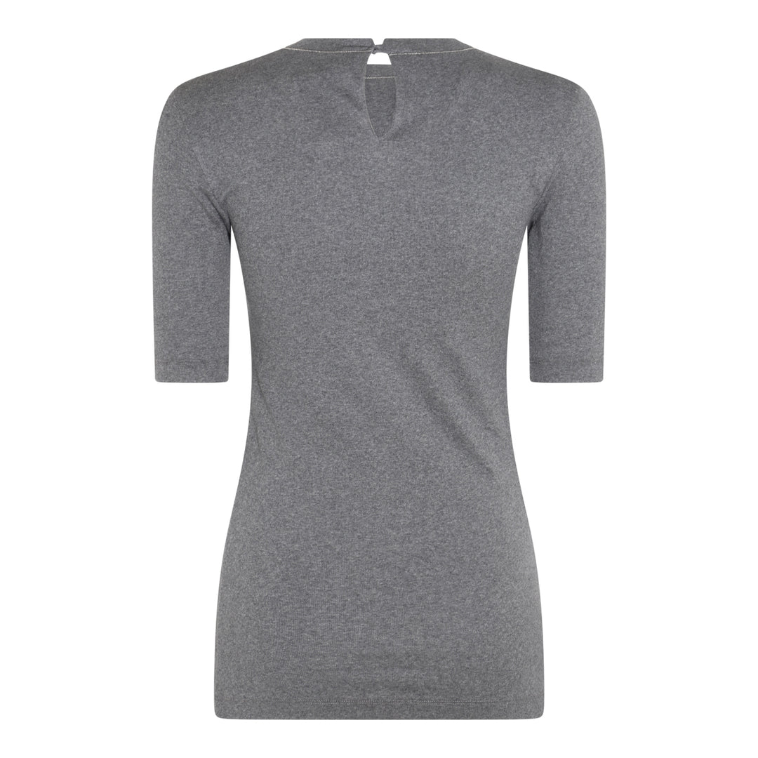 Brunello Cucinelli T-shirts and Polos - Blacks and greys | 945dc306d7f0e6fb88a671b56011b6f0e7dc447b