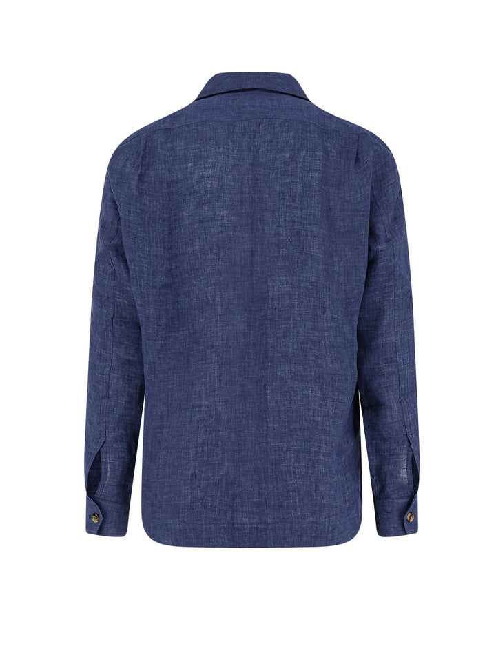 Brunello Cucinelli Shirts - Blue and green | a4c07d00c2956a62b82e620785da8049f15fc9be