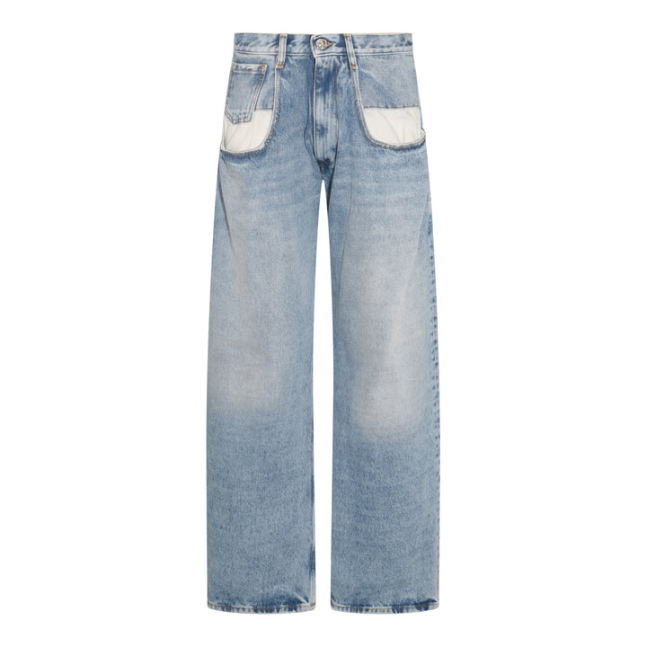 Maison Margiela Jeans - Blue and green | c961545f203c66aa893754501256ef67304d4269