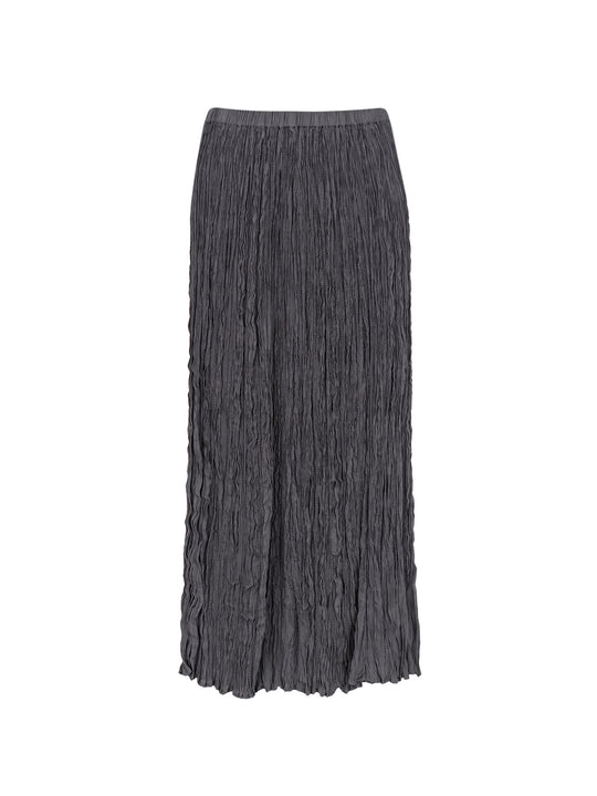 Wrinkled Viscose Skirt