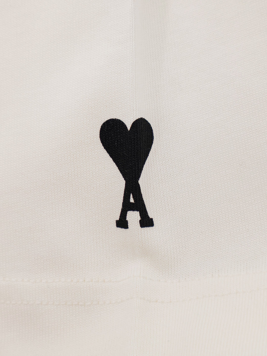 Ami Paris T-shirts and Polos - BLANC CREME | e2eeb60c09d951d34b4a4ea3f6e77b95b38bd11a