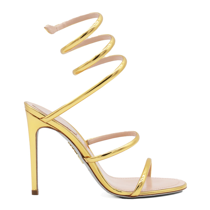 René Caovilla Sandals - DARK GOLD | 2faf45264fbf695a2e017f124616ee83f5f47c4f