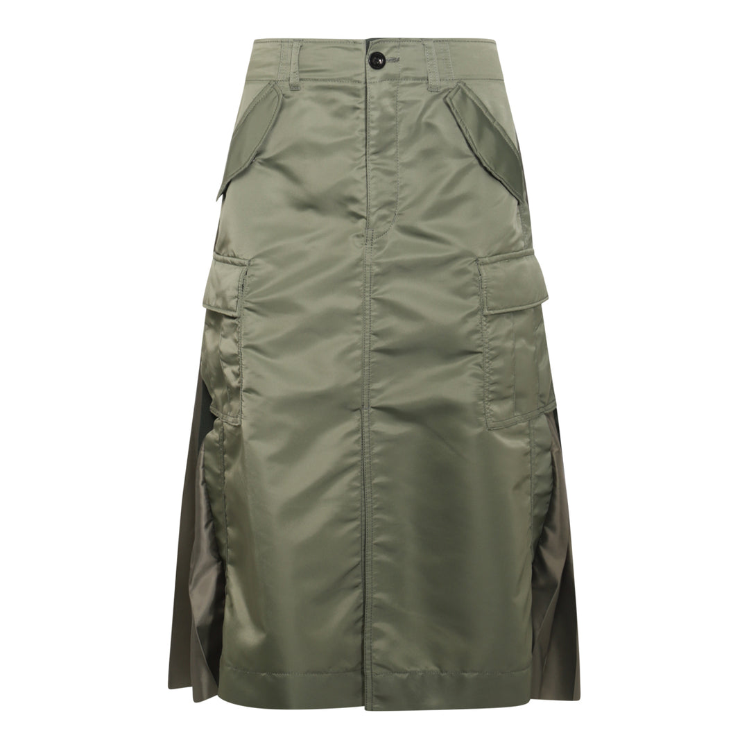 Sacai Skirts - KHAKI | 4b97181821eddb277eae67a6a307b7b92011f131