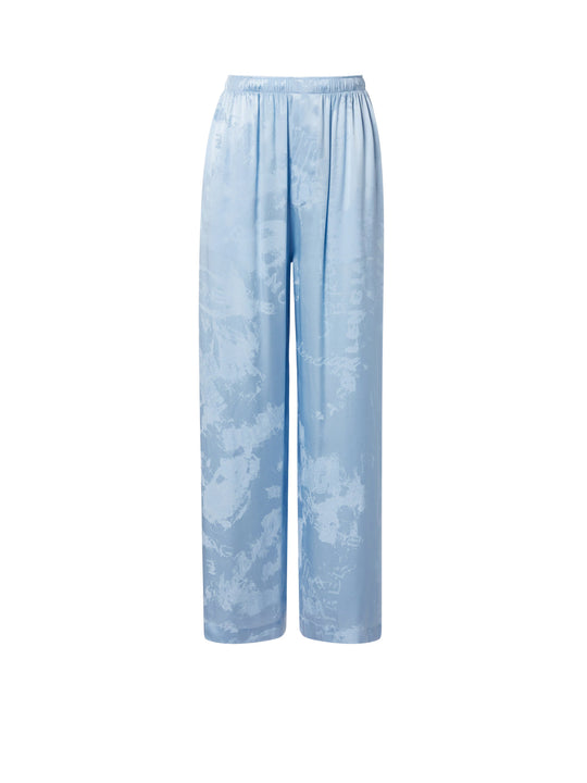 Pajamas Printed Silk Trousers