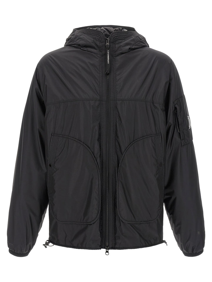 C.P. Company Nada Shield Puffer Jackets - Black | e20cf3bac708051230374a569ca0cccd36b44605