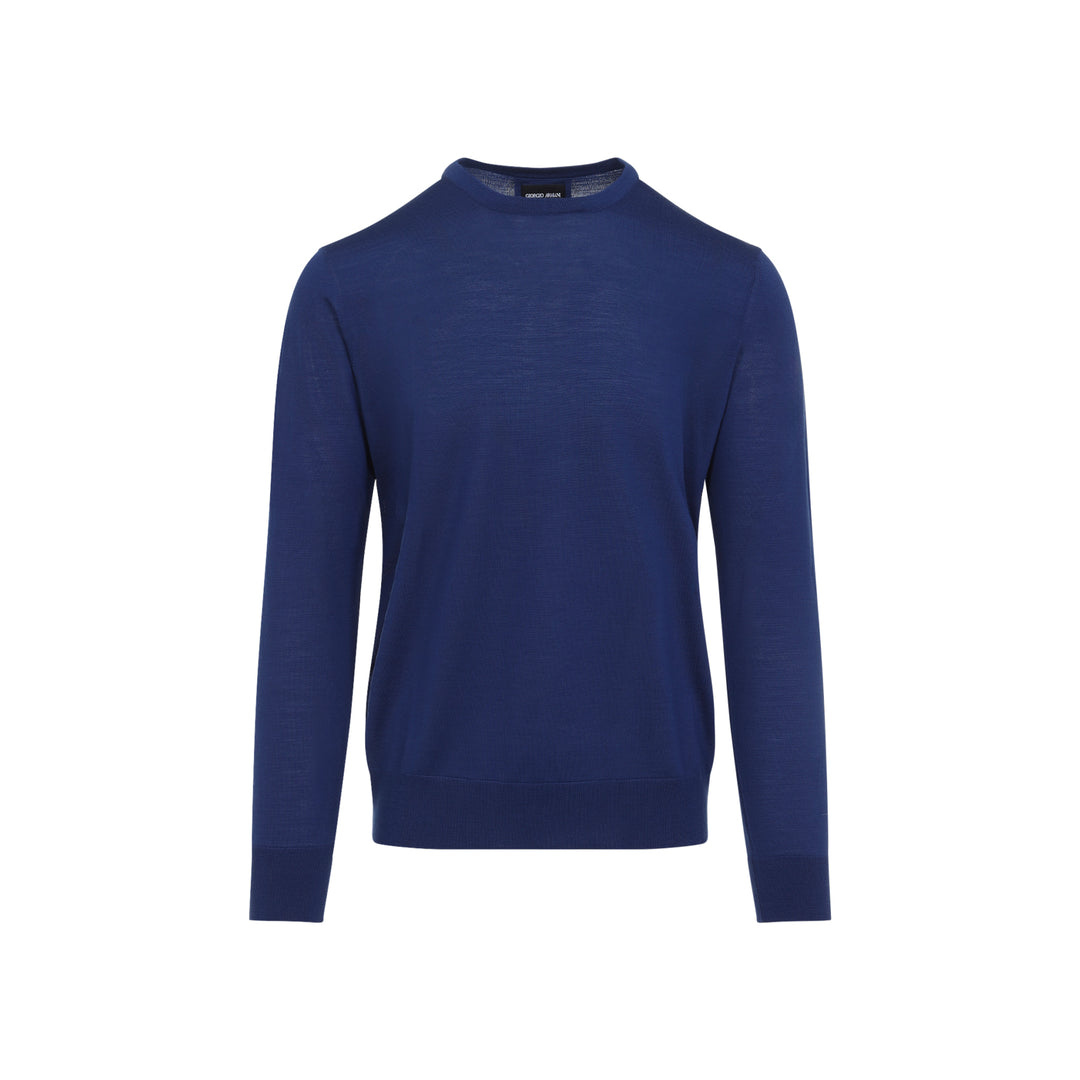 Giorgio Armani Sweater - Blue | 5440244929e00e51b7c93cd1ce2cb5c1e71d2bca