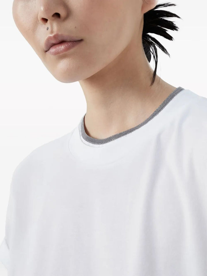Brunello Cucinelli T-shirts - White | 3a75071b95f624e1faf5c305b9be64e70183a99f