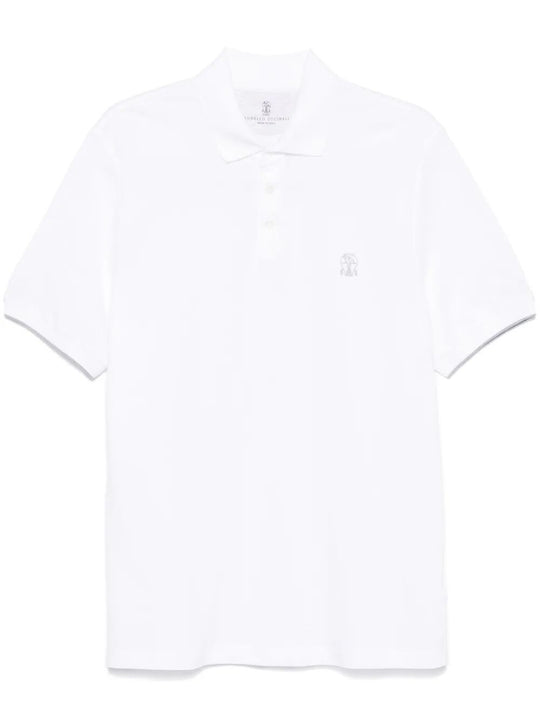 Cotton PiquÉ Polo Shirt With Logo