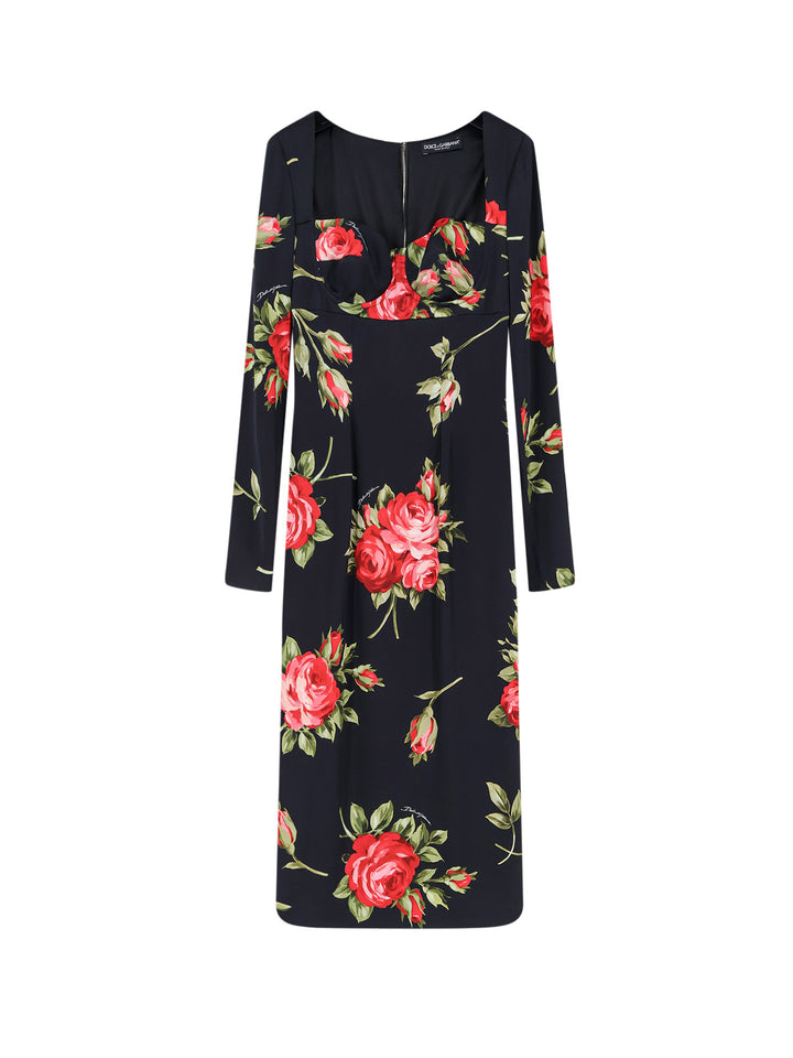 Dolce & Gabbana Dresses - BOUQUET ROSE NERO | d051f96bd680dabc1a9e64ea2ebe301e0230a88d